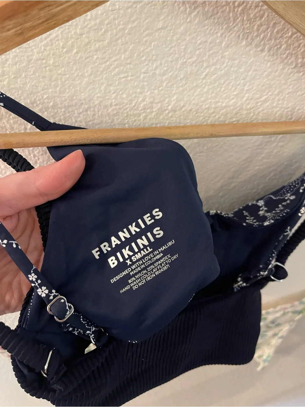 Frankies Bikinis Bellamy Ribbed Bikini Top